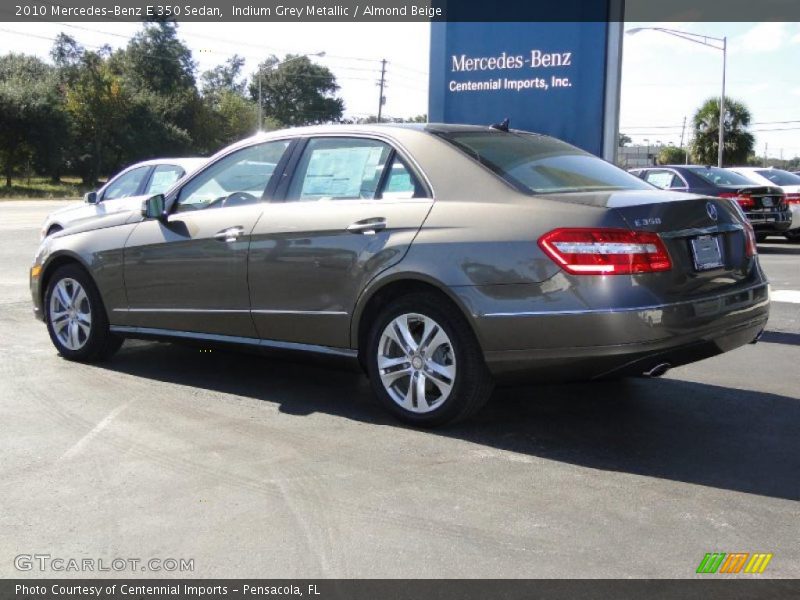 Indium Grey Metallic / Almond Beige 2010 Mercedes-Benz E 350 Sedan