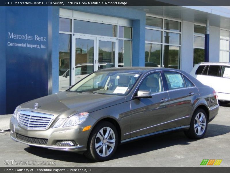 Indium Grey Metallic / Almond Beige 2010 Mercedes-Benz E 350 Sedan