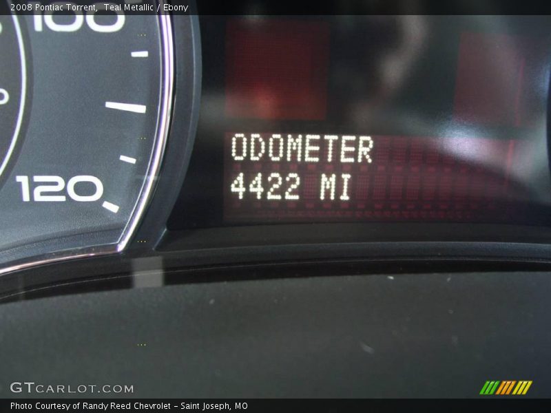 Teal Metallic / Ebony 2008 Pontiac Torrent