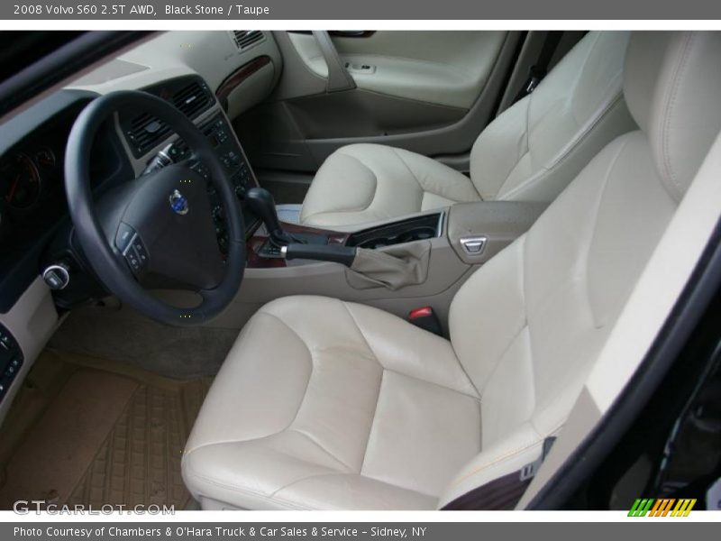 Black Stone / Taupe 2008 Volvo S60 2.5T AWD