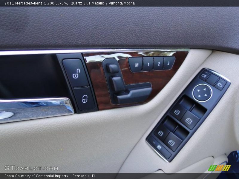 Quartz Blue Metallic / Almond/Mocha 2011 Mercedes-Benz C 300 Luxury