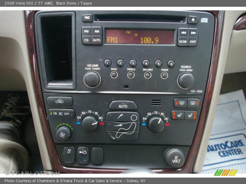 Controls of 2008 S60 2.5T AWD