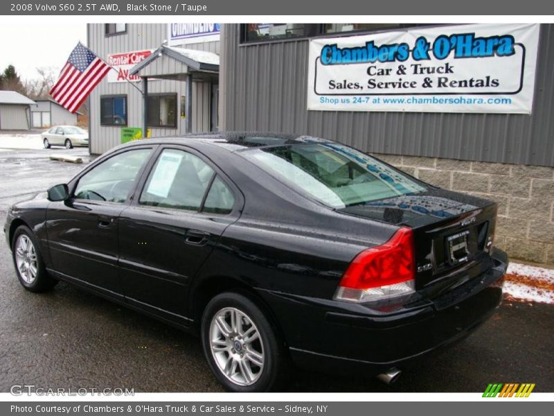 Black Stone / Taupe 2008 Volvo S60 2.5T AWD