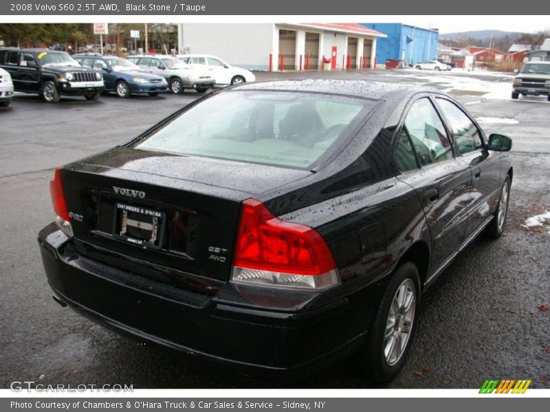 Black Stone / Taupe 2008 Volvo S60 2.5T AWD