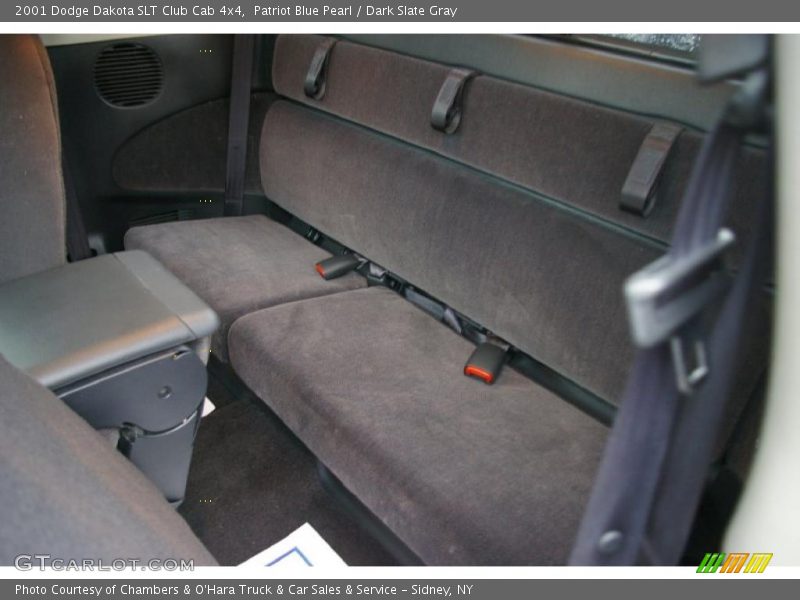Patriot Blue Pearl / Dark Slate Gray 2001 Dodge Dakota SLT Club Cab 4x4