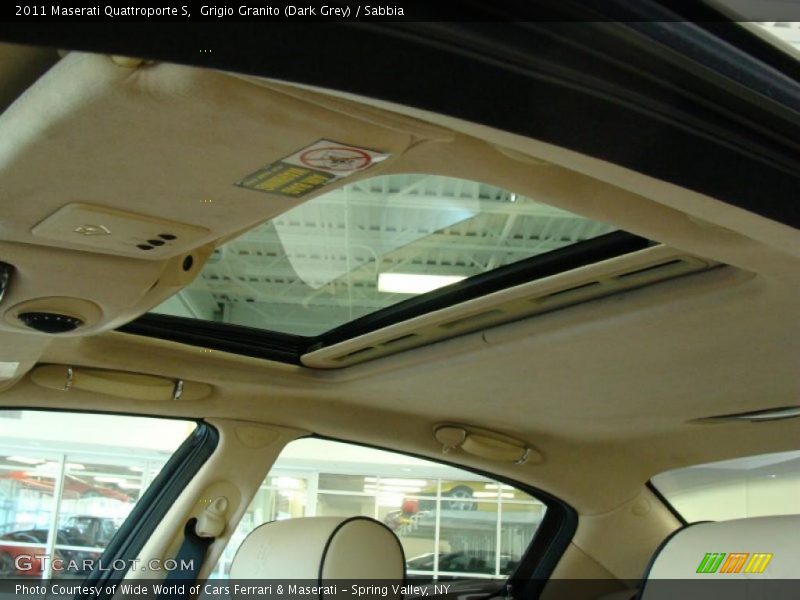 Sunroof of 2011 Quattroporte S