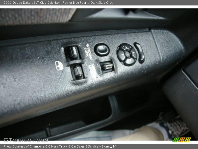 Patriot Blue Pearl / Dark Slate Gray 2001 Dodge Dakota SLT Club Cab 4x4