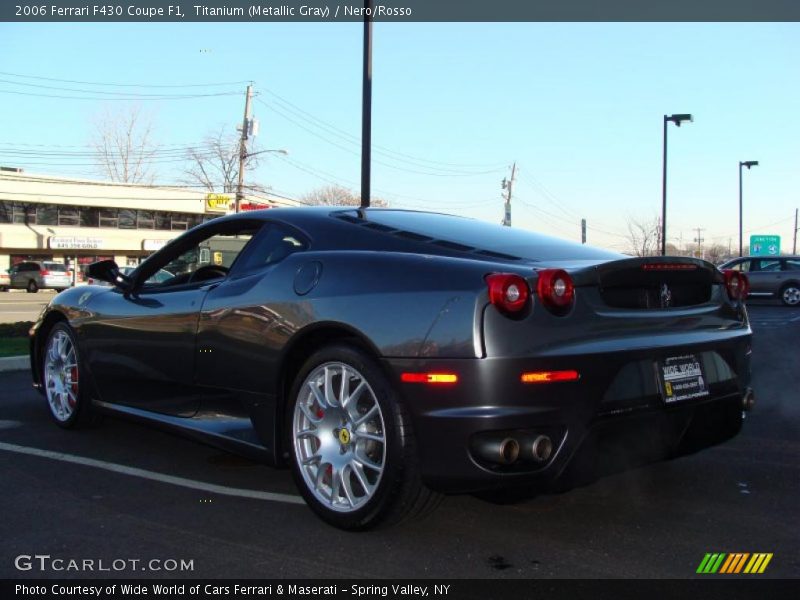 Titanium (Metallic Gray) / Nero/Rosso 2006 Ferrari F430 Coupe F1