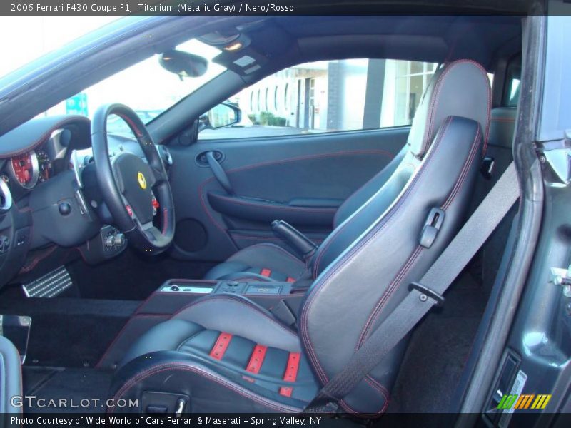  2006 F430 Coupe F1 Nero/Rosso Interior