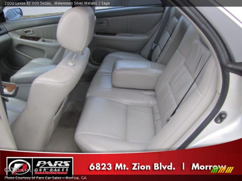 Millennium Silver Metallic / Sage 2000 Lexus ES 300 Sedan