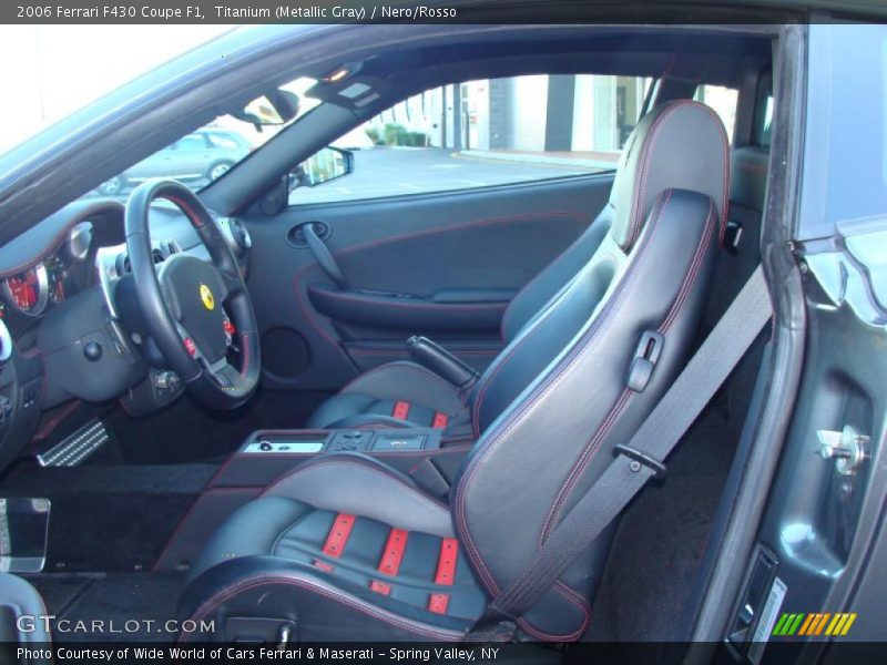  2006 F430 Coupe F1 Nero/Rosso Interior