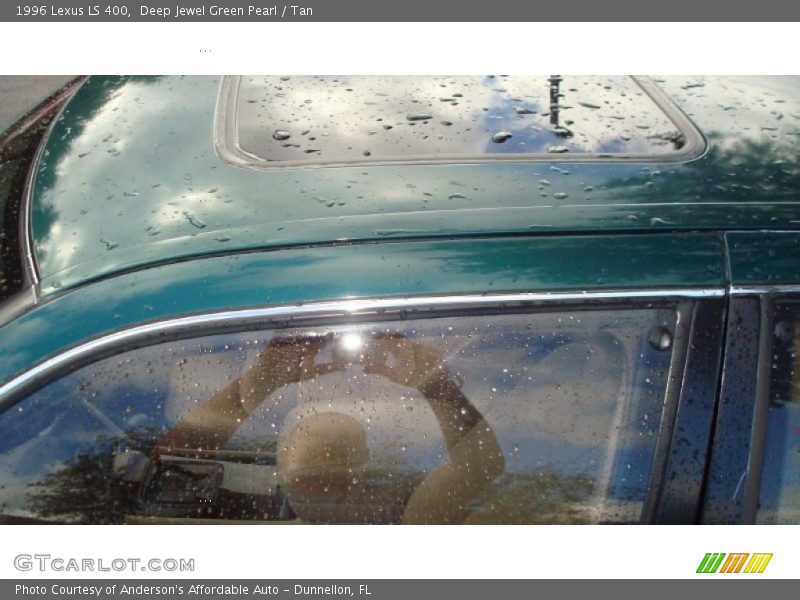 Deep Jewel Green Pearl / Tan 1996 Lexus LS 400