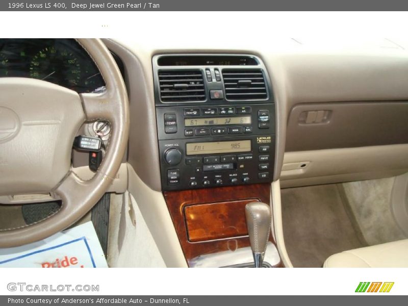 Deep Jewel Green Pearl / Tan 1996 Lexus LS 400