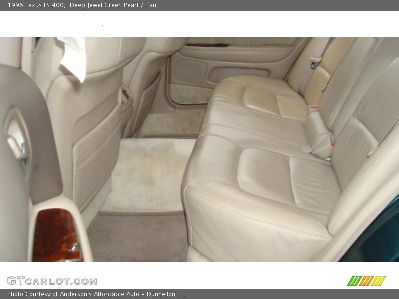 Deep Jewel Green Pearl / Tan 1996 Lexus LS 400