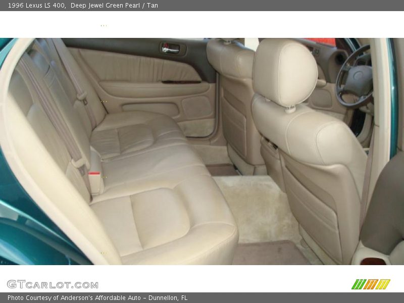 Deep Jewel Green Pearl / Tan 1996 Lexus LS 400