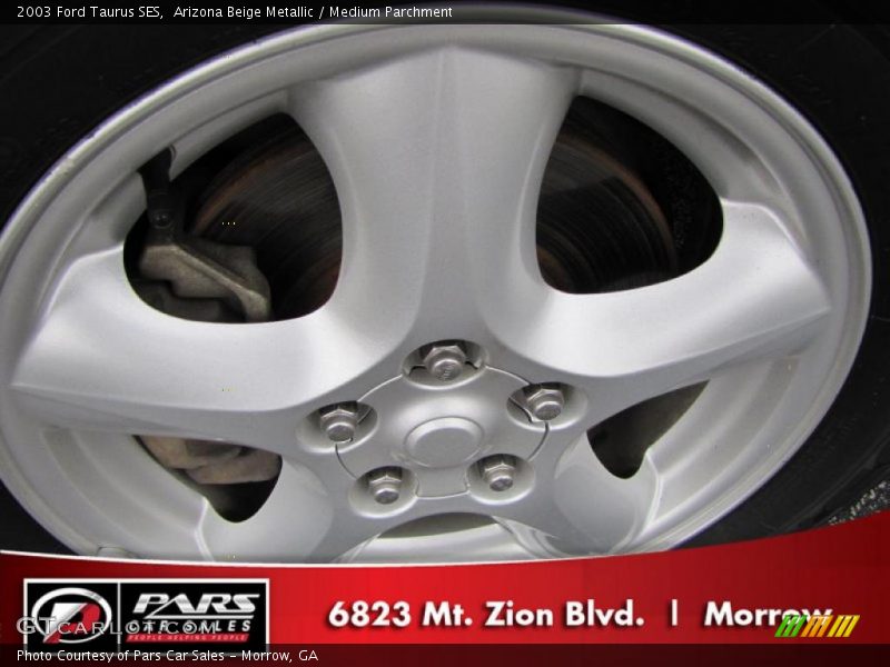 Arizona Beige Metallic / Medium Parchment 2003 Ford Taurus SES