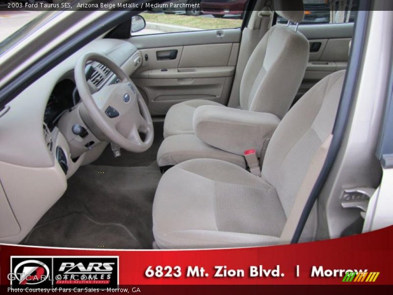 Arizona Beige Metallic / Medium Parchment 2003 Ford Taurus SES