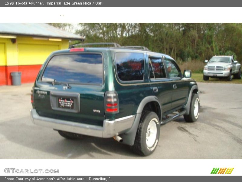 Imperial Jade Green Mica / Oak 1999 Toyota 4Runner