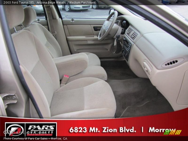 Arizona Beige Metallic / Medium Parchment 2003 Ford Taurus SES