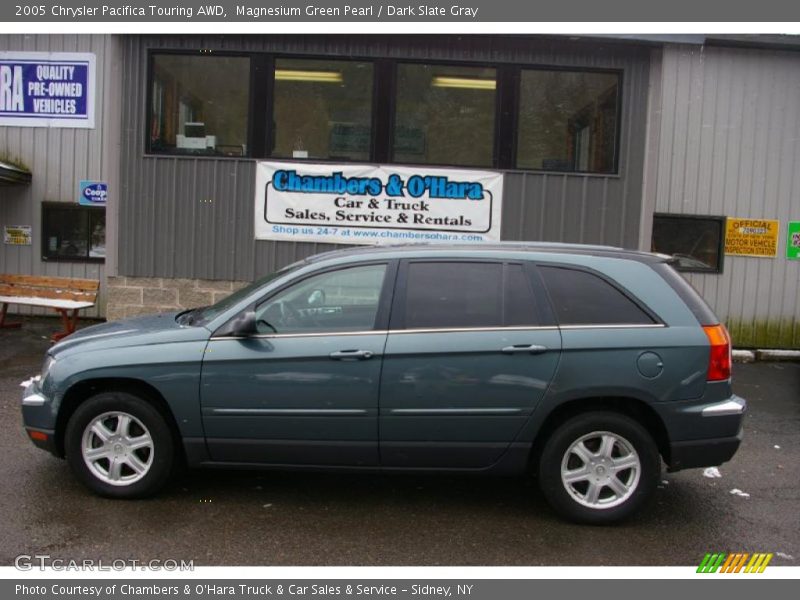 Magnesium Green Pearl / Dark Slate Gray 2005 Chrysler Pacifica Touring AWD