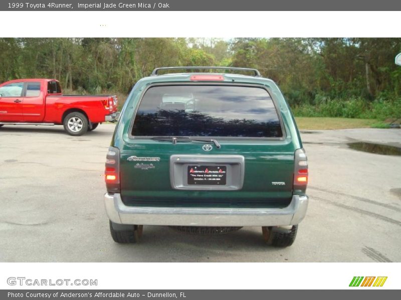 Imperial Jade Green Mica / Oak 1999 Toyota 4Runner