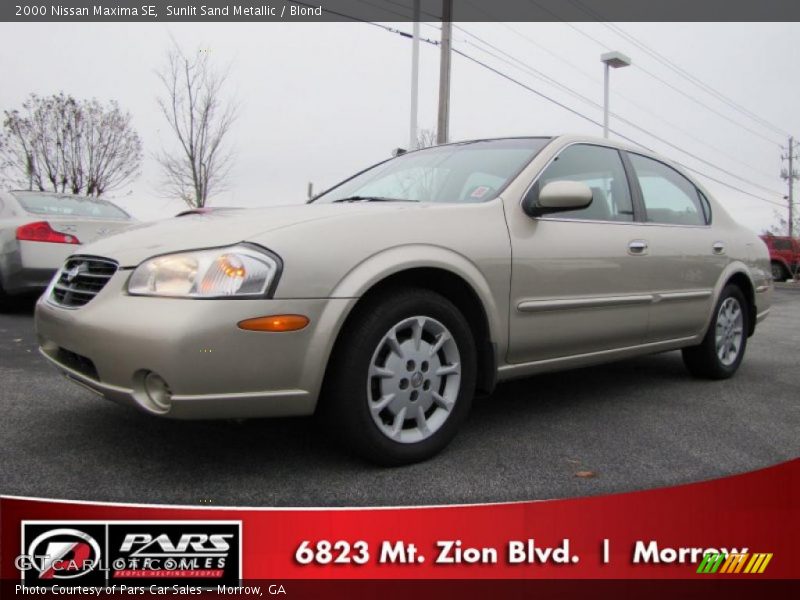Sunlit Sand Metallic / Blond 2000 Nissan Maxima SE