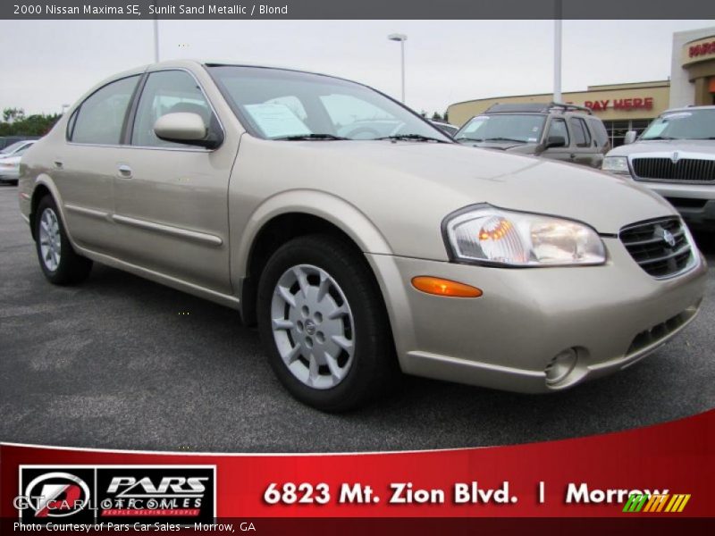 Sunlit Sand Metallic / Blond 2000 Nissan Maxima SE