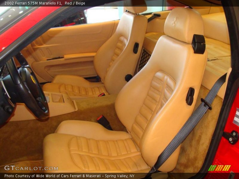  2002 575M Maranello F1 Beige Interior