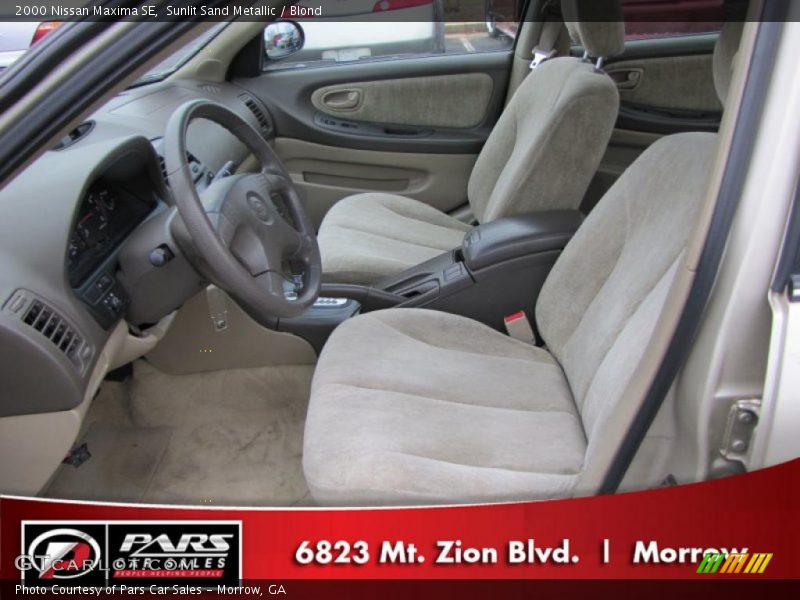 Sunlit Sand Metallic / Blond 2000 Nissan Maxima SE