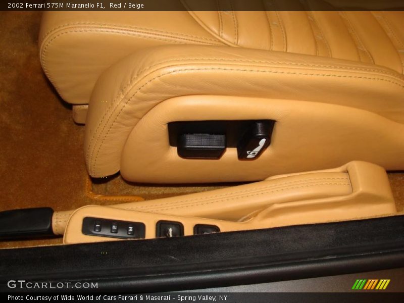 Controls of 2002 575M Maranello F1