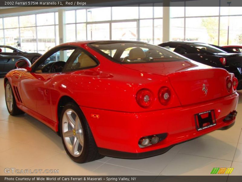 Red / Beige 2002 Ferrari 575M Maranello F1