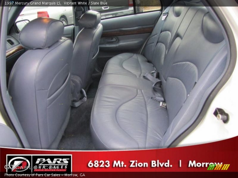 Vibrant White / Slate Blue 1997 Mercury Grand Marquis LS