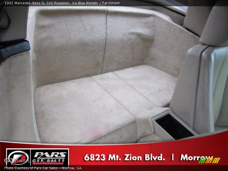 Ice Blue Metallic / Parchment 1992 Mercedes-Benz SL 300 Roadster