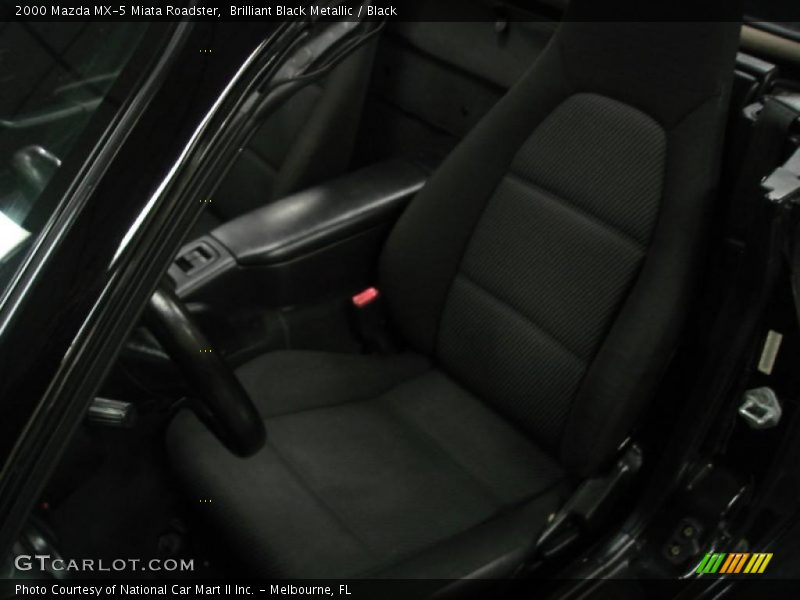 Brilliant Black Metallic / Black 2000 Mazda MX-5 Miata Roadster