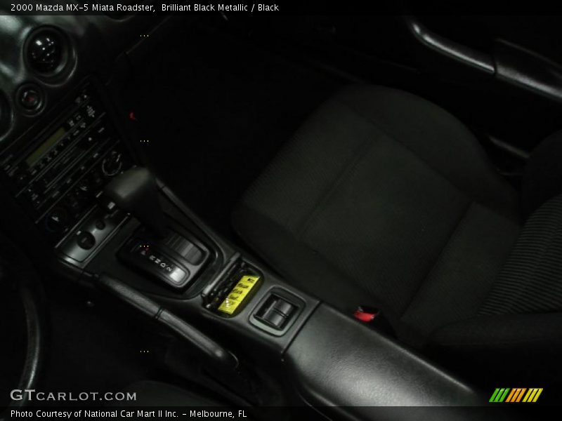Brilliant Black Metallic / Black 2000 Mazda MX-5 Miata Roadster