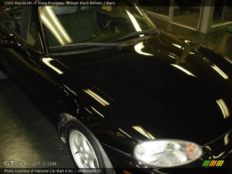 Brilliant Black Metallic / Black 2000 Mazda MX-5 Miata Roadster