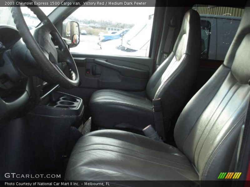  2003 Express 1500 Cargo Van Medium Dark Pewter Interior