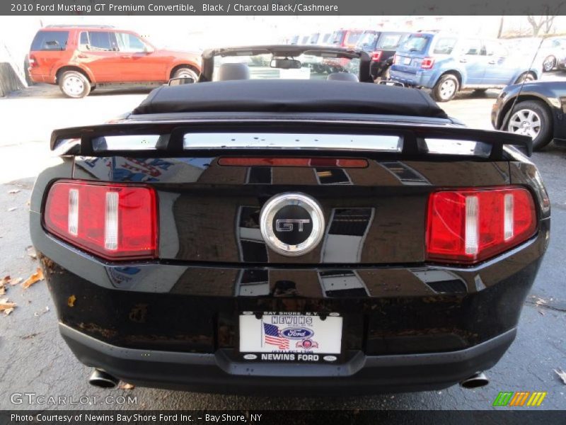 Black / Charcoal Black/Cashmere 2010 Ford Mustang GT Premium Convertible
