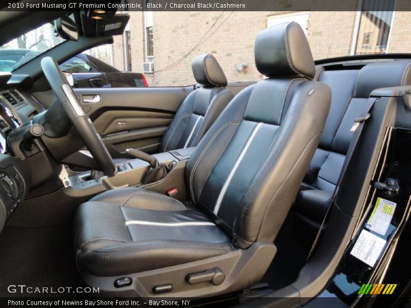 Black / Charcoal Black/Cashmere 2010 Ford Mustang GT Premium Convertible