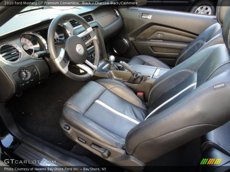 Black / Charcoal Black/Cashmere 2010 Ford Mustang GT Premium Convertible