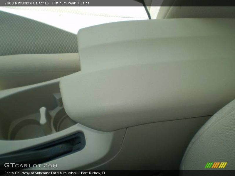 Platinum Pearl / Beige 2008 Mitsubishi Galant ES