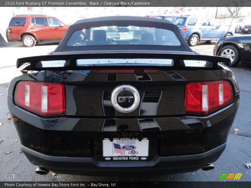 Black / Charcoal Black/Cashmere 2010 Ford Mustang GT Premium Convertible
