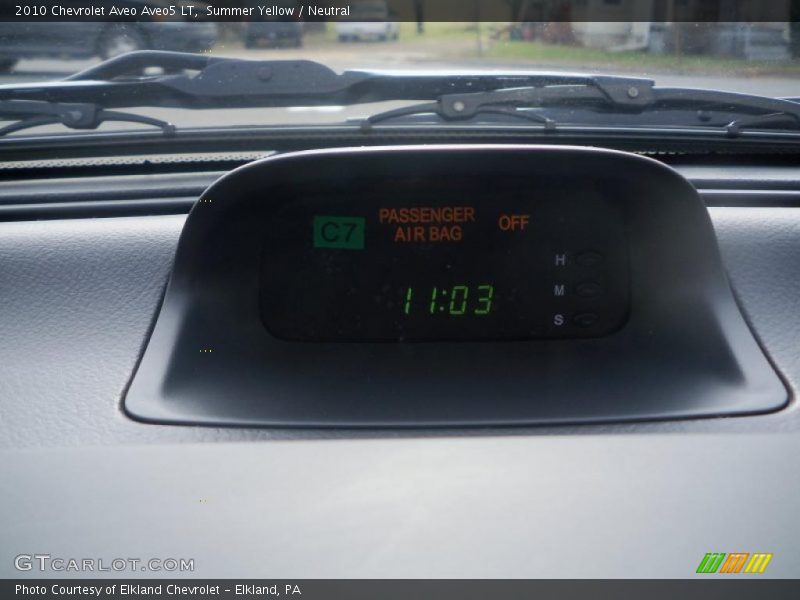 Summer Yellow / Neutral 2010 Chevrolet Aveo Aveo5 LT