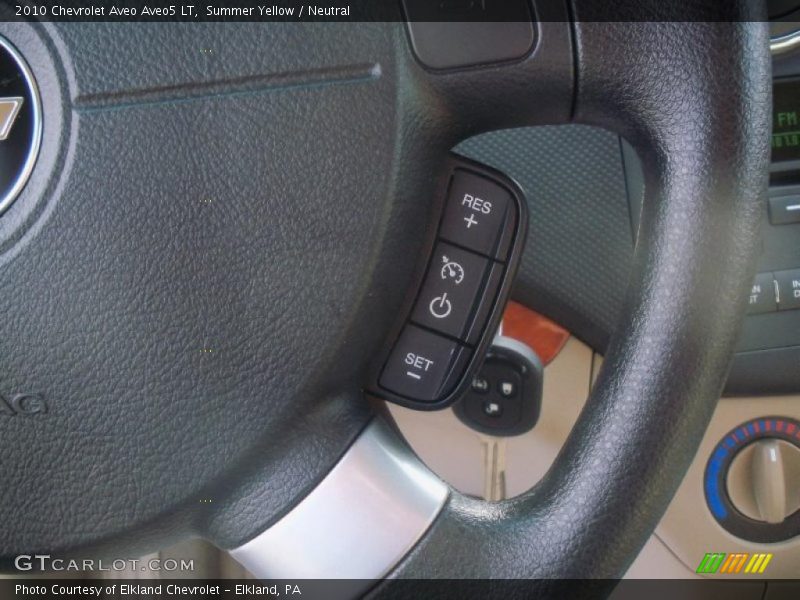 Summer Yellow / Neutral 2010 Chevrolet Aveo Aveo5 LT