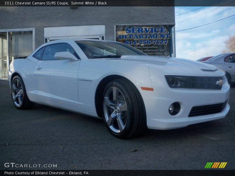 Summit White / Black 2011 Chevrolet Camaro SS/RS Coupe