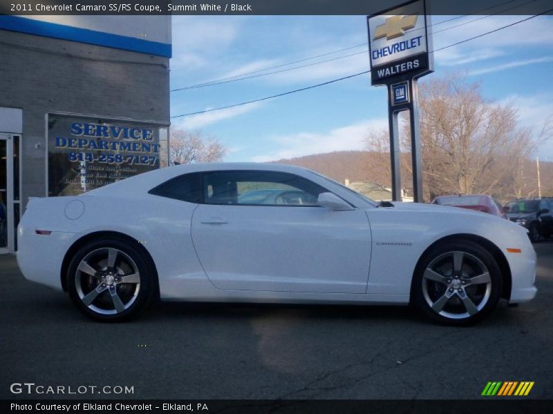 Summit White / Black 2011 Chevrolet Camaro SS/RS Coupe
