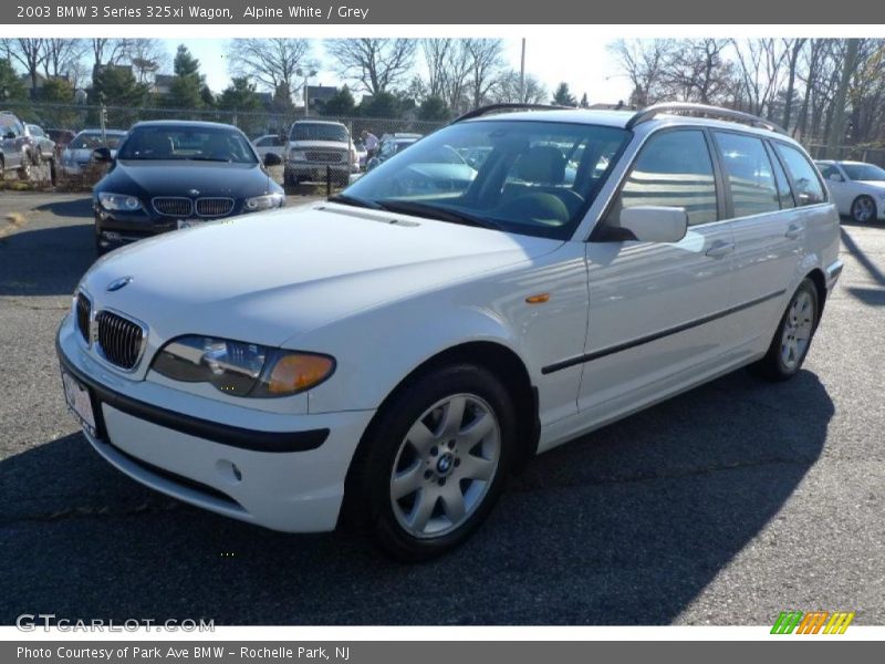 Alpine White / Grey 2003 BMW 3 Series 325xi Wagon