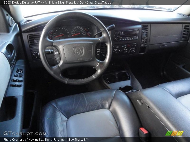 Bright Silver Metallic / Dark Slate Gray/Taupe 2003 Dodge Durango R/T 4x4