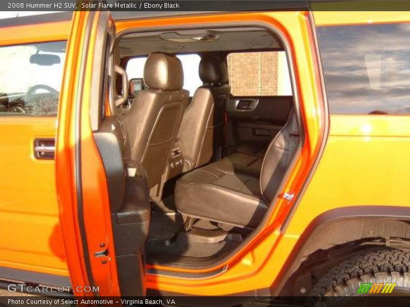 Solar Flare Metallic / Ebony Black 2008 Hummer H2 SUV