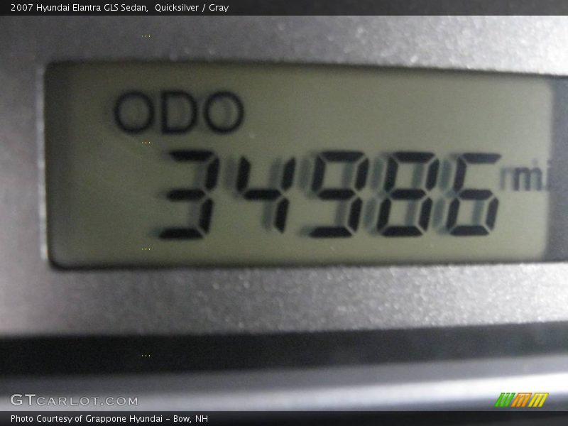 Quicksilver / Gray 2007 Hyundai Elantra GLS Sedan
